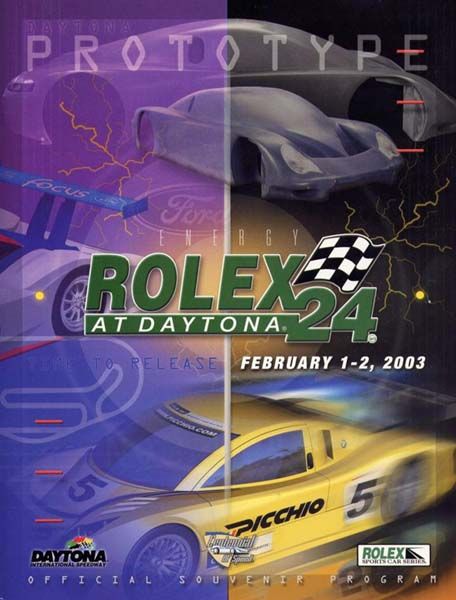 Rolex 24 Daytona poster 2003