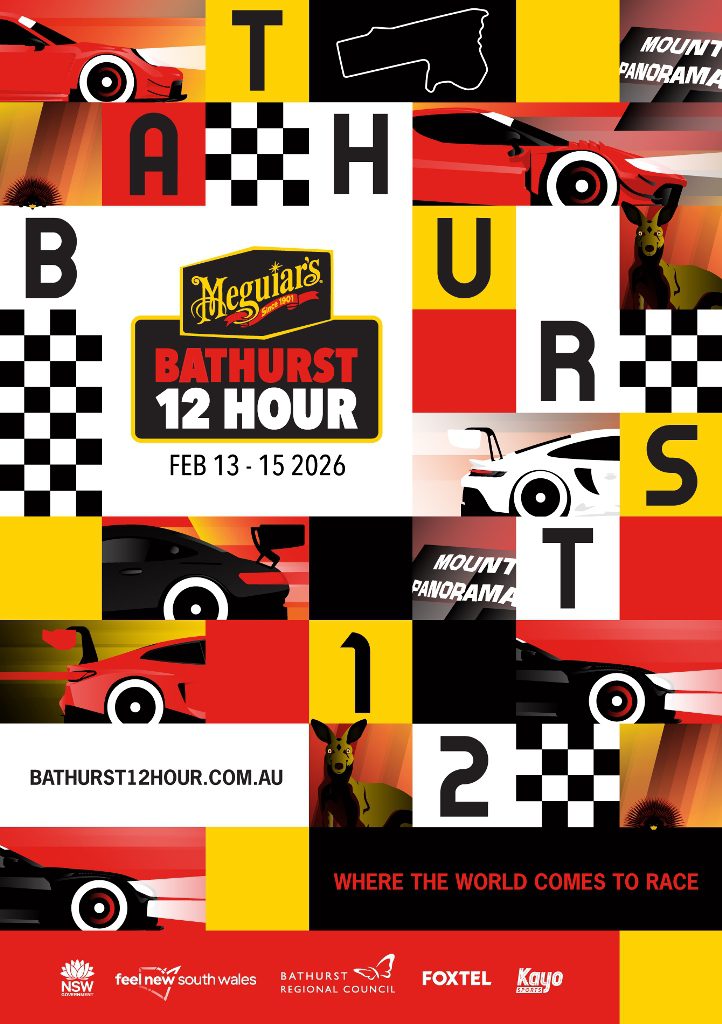 Meguiar´s Bathurst 12h 2026 plagát