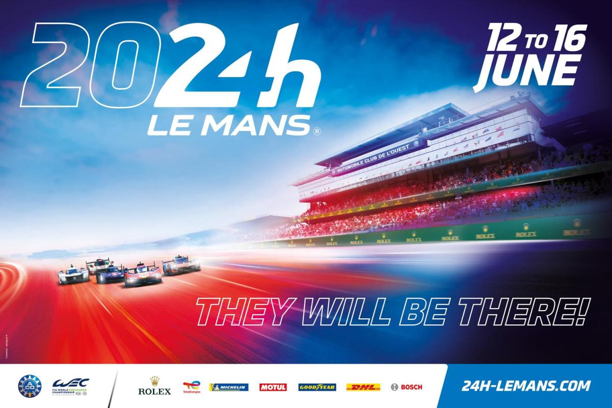 24h Le Mans Poster 2024