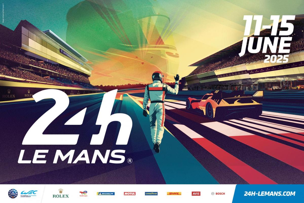 24h Le Mans Poster 2025