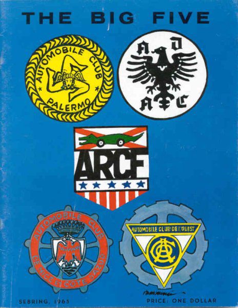 12h Sebring 1965 poster