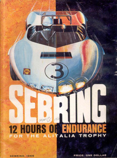 12h Sebring 1966 poster