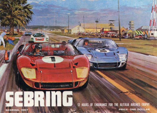 12h Sebring 1967 poster