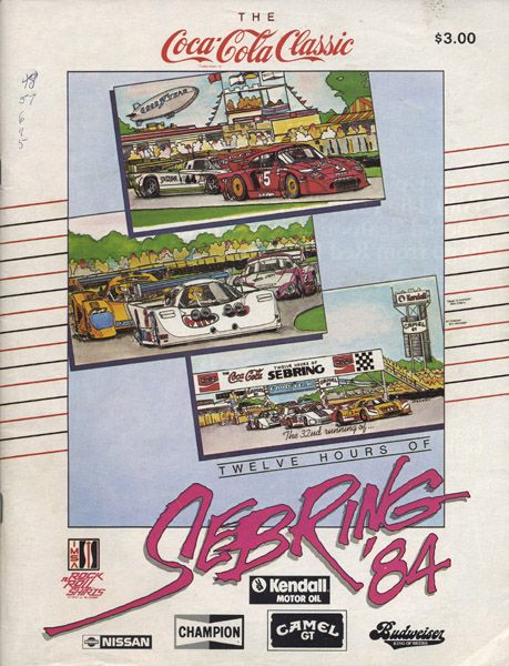12h Sebring 1984 poster