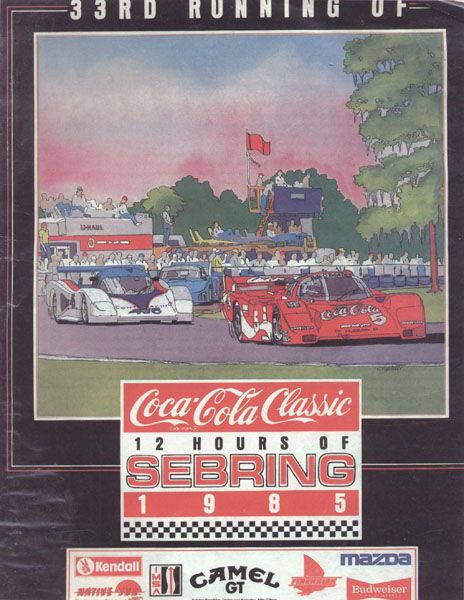 12h Sebring 1985 poster