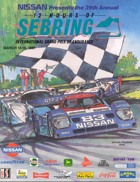 Sebring 12h poster 1991