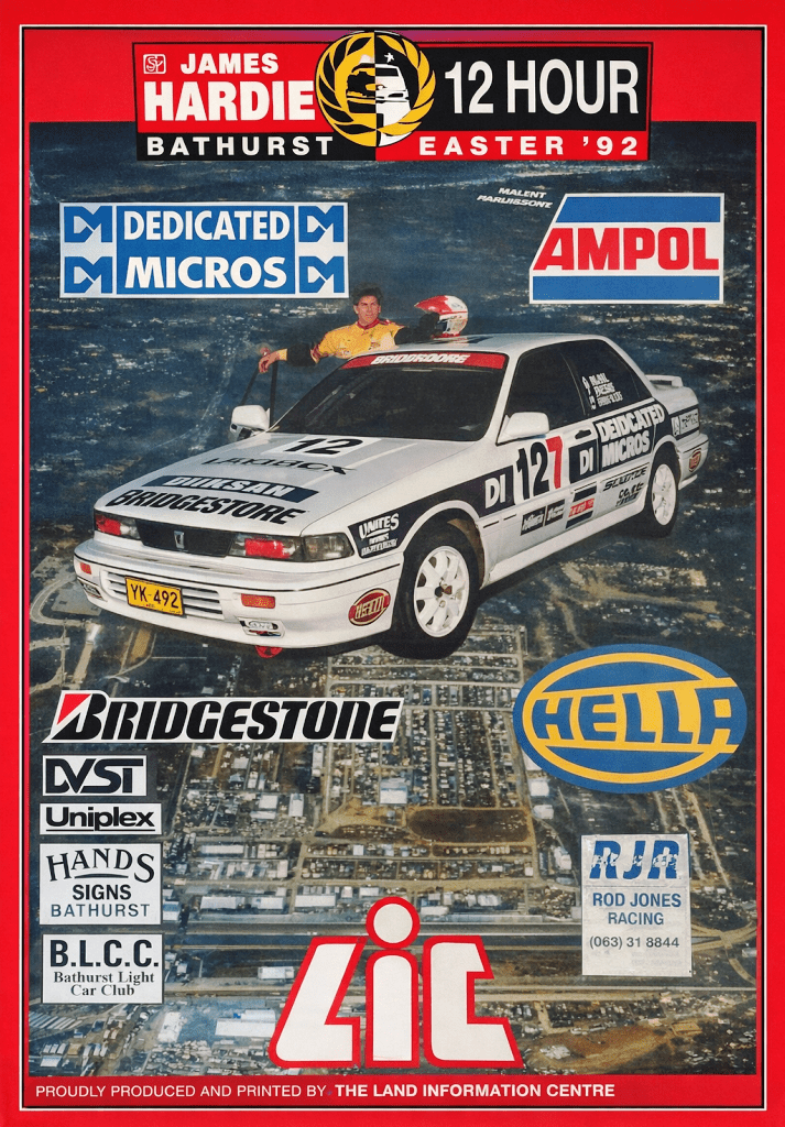 Bathurst 12h 1992 poster