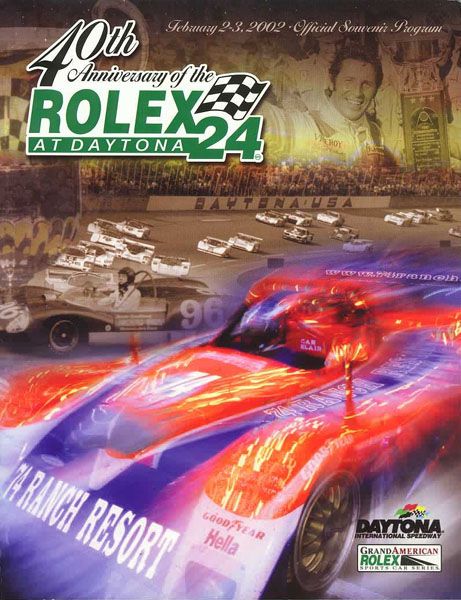 Rolex 24 Daytona poster 2002