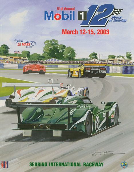 12h Sebring 2003 poster