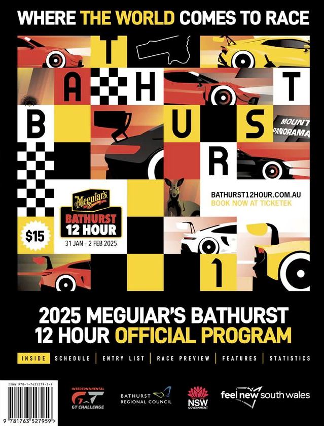 Meguiar´s Bathurst 12h 2025 plagát