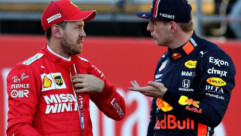Sebastian Vettel Max Verstappen