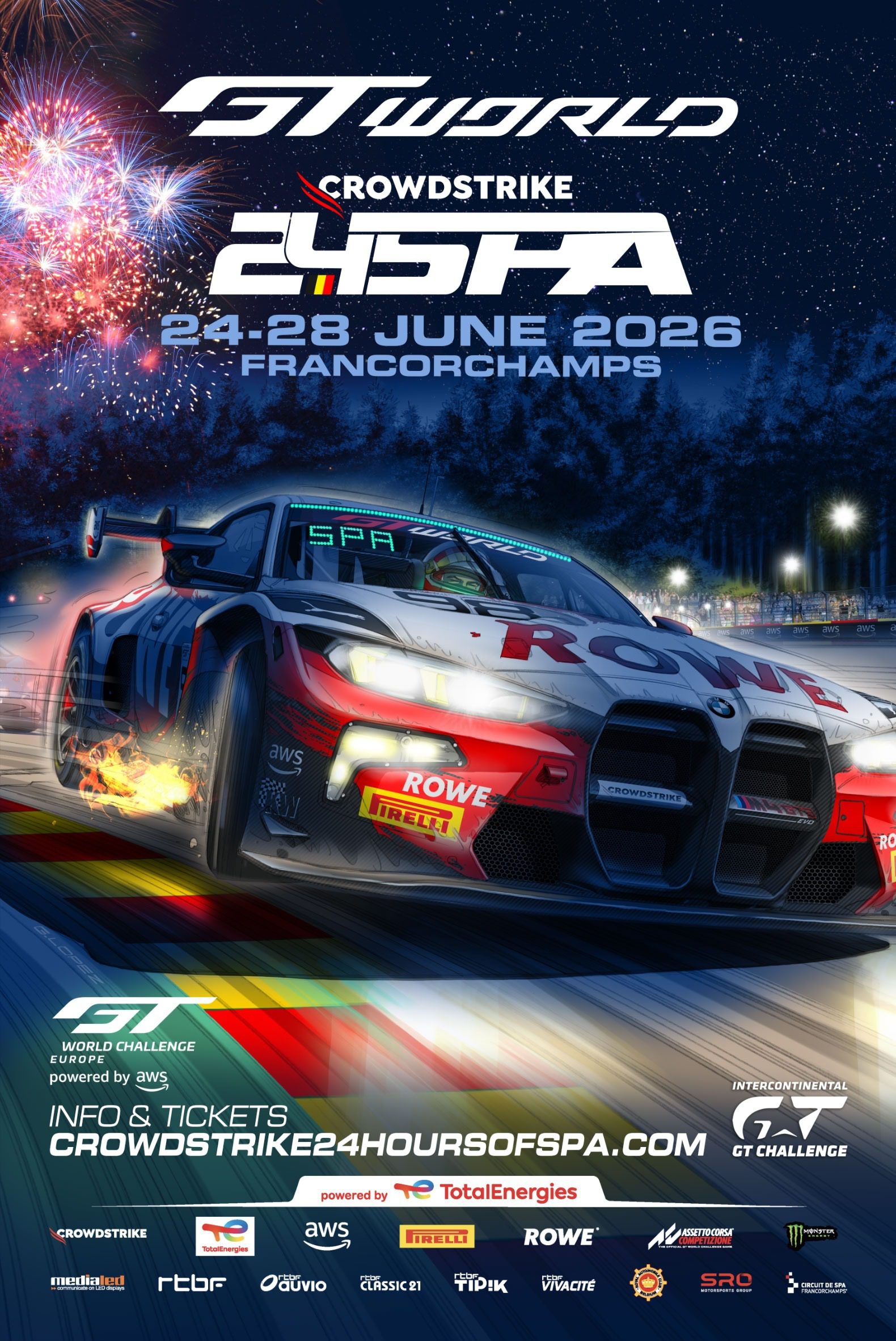 CrowdStrike 24 Hours of Spa poster