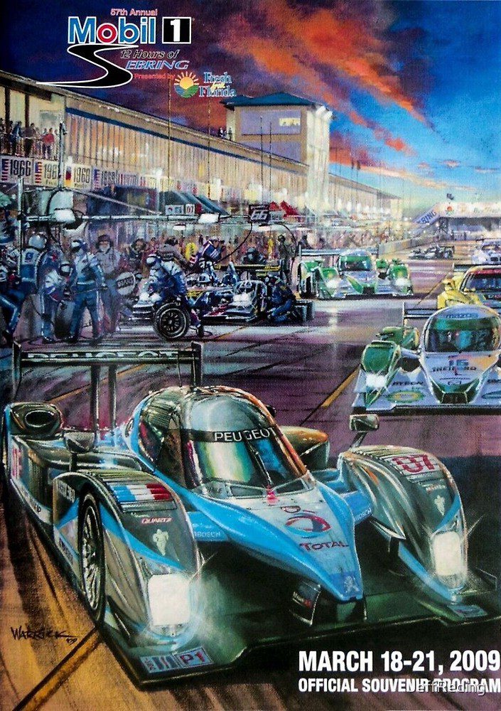 12h Sebring 2009 poster