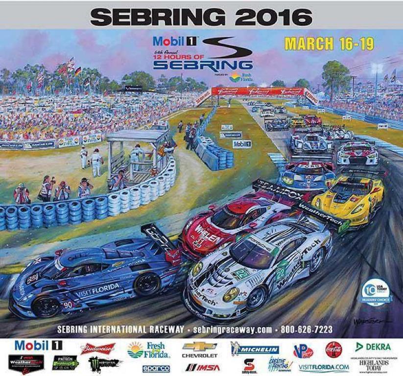 12h Sebring 2017 poster