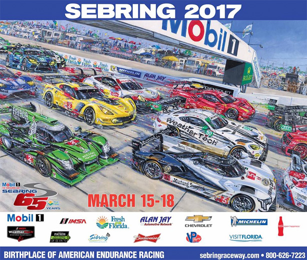 12h Sebring 2017 poster