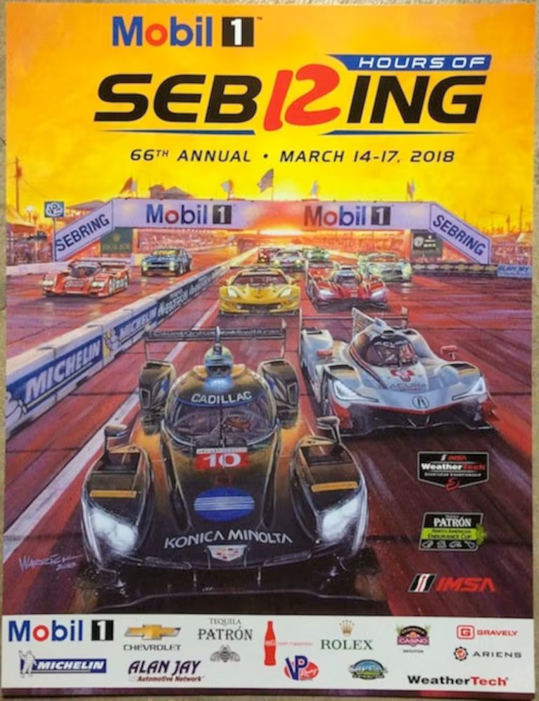 12h Sebring 2018 poster