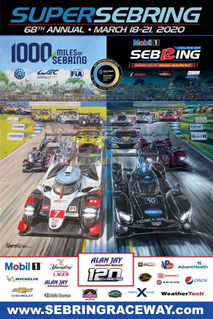12h Sebring 2020 poster