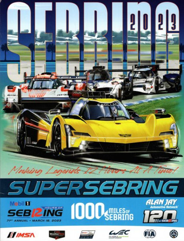 12h Sebring 2023 poster