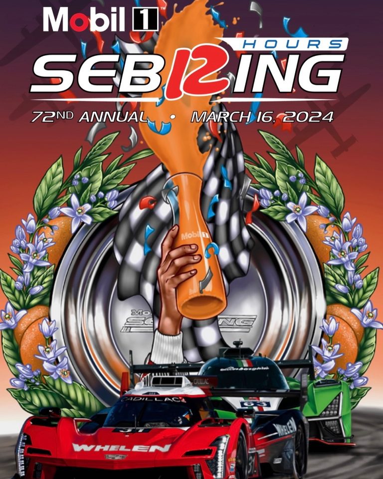 12h Sebring 2024 poster