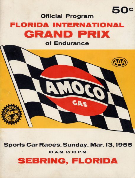 12h Sebring 1955 poster