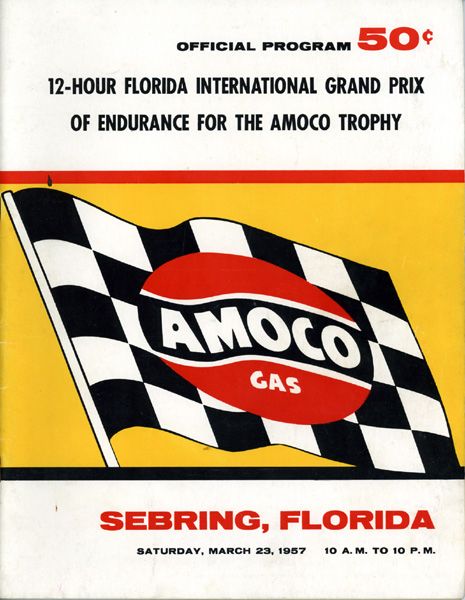 12h Sebring 1957 poster