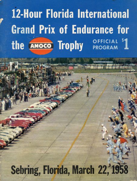 12h Sebring 1958 poster