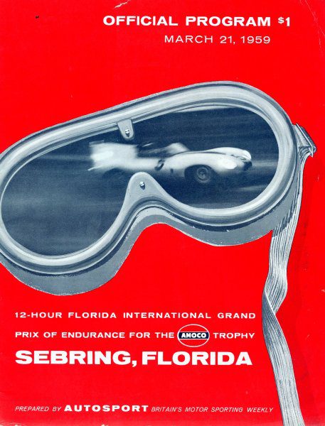 12h Sebring 1959 poster