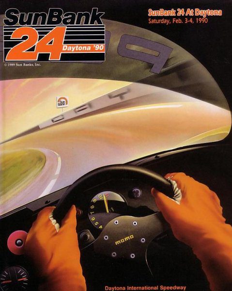 24h Daytona 1990 poster