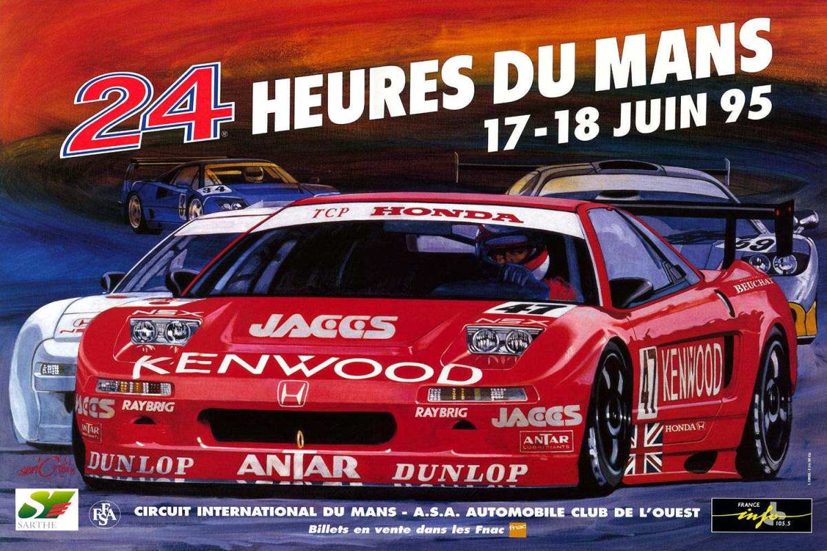 24h Le Mans Poster 1995