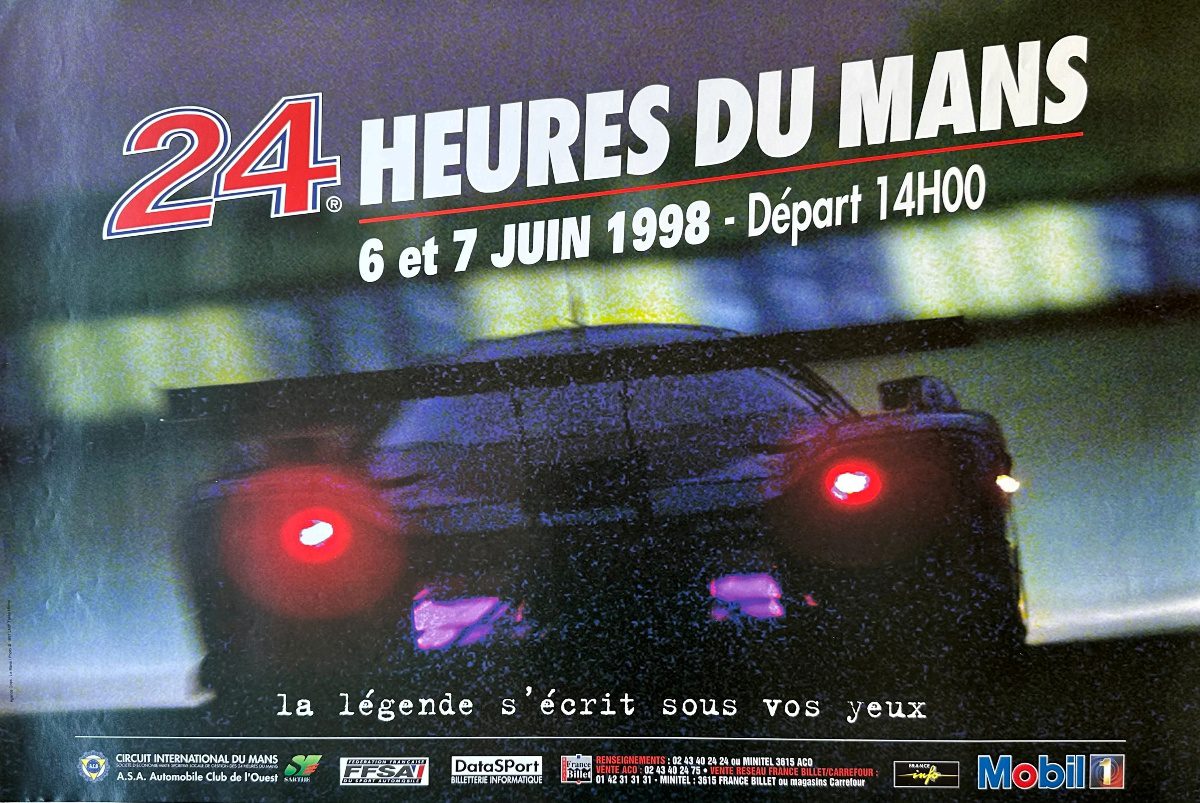 24h Le Mans Poster 1998