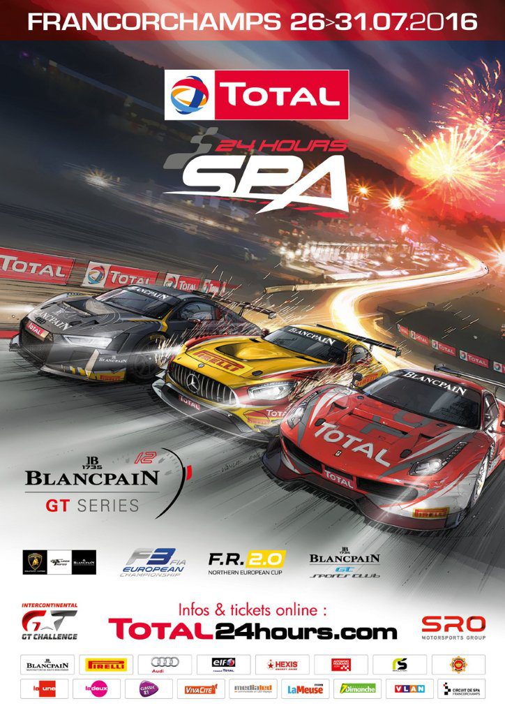 24h Spa 2017 poster