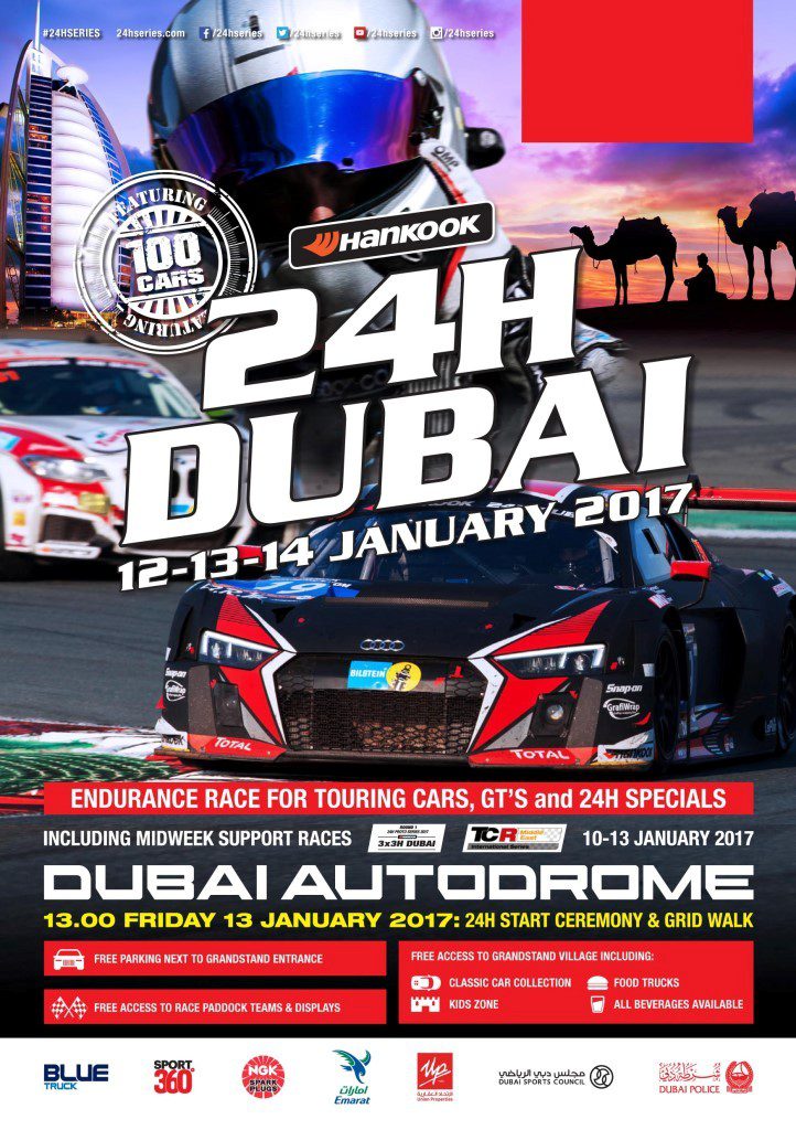 24h Dubai 2017 poster