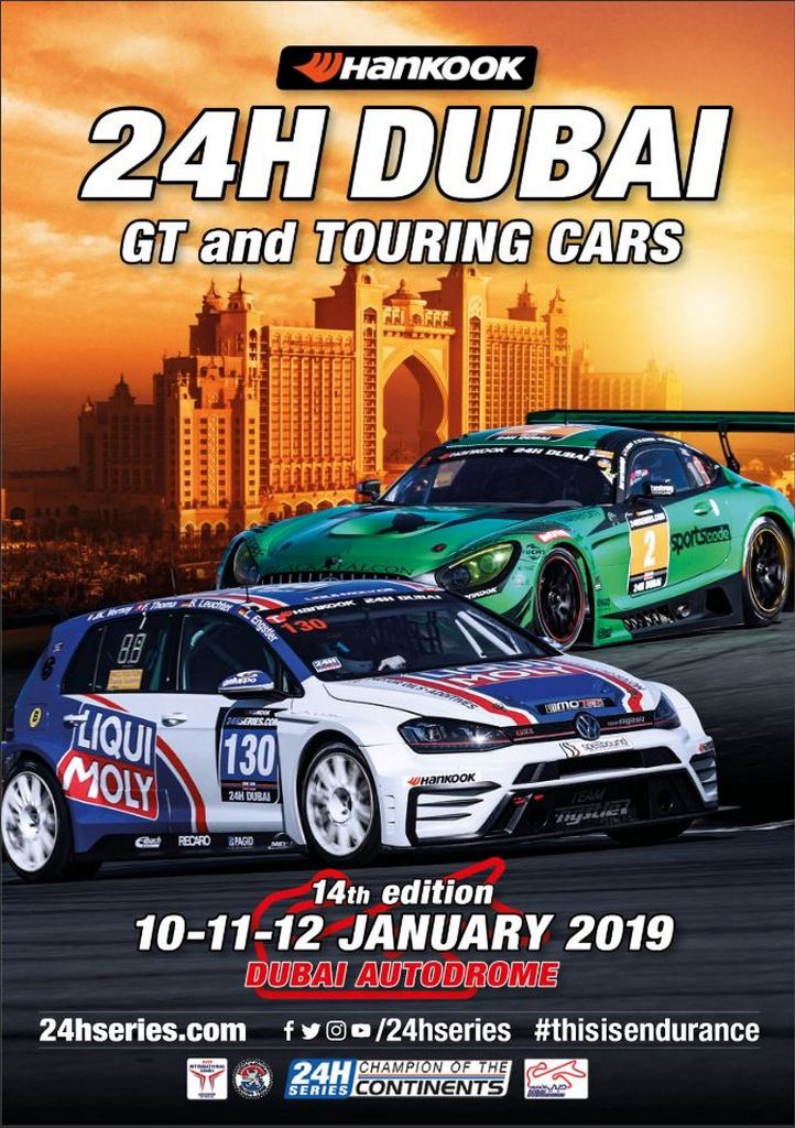 24h Dubai 2019 poster