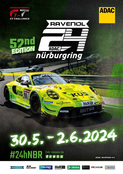 24h Nürburgring poster 2024