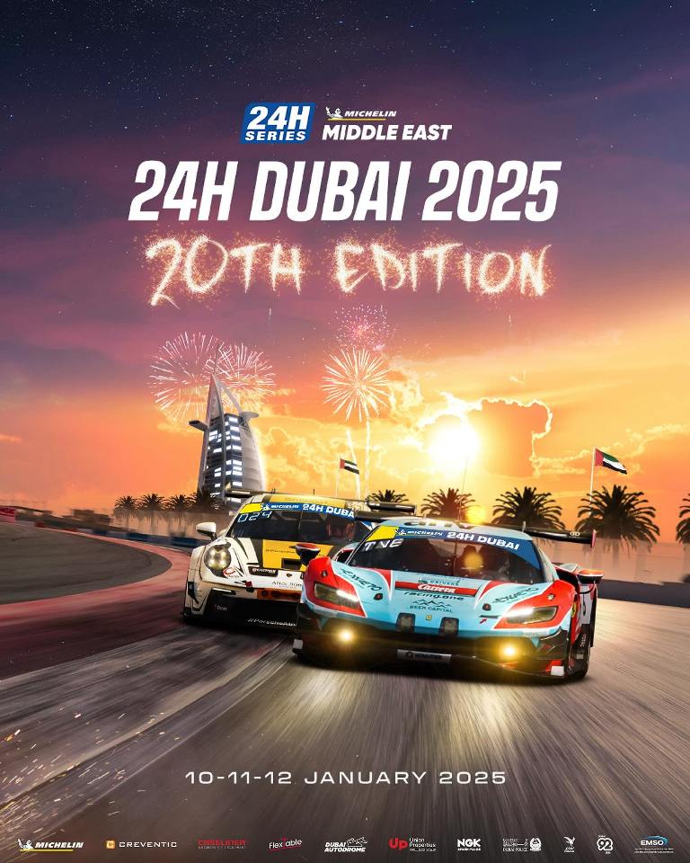 24h Dubai 2025 poster