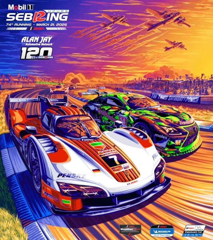 12h Sebring 2026 poster