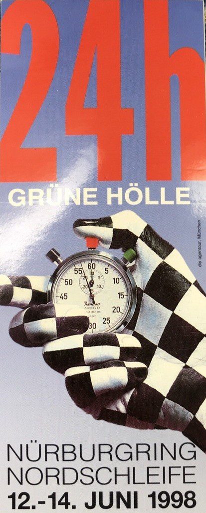 24h Nürburgring 1998 poster