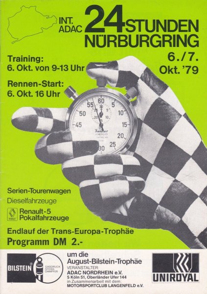 24h Nurburgring poster 1979