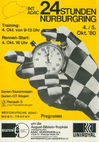 24h Nurburgring poster 1980